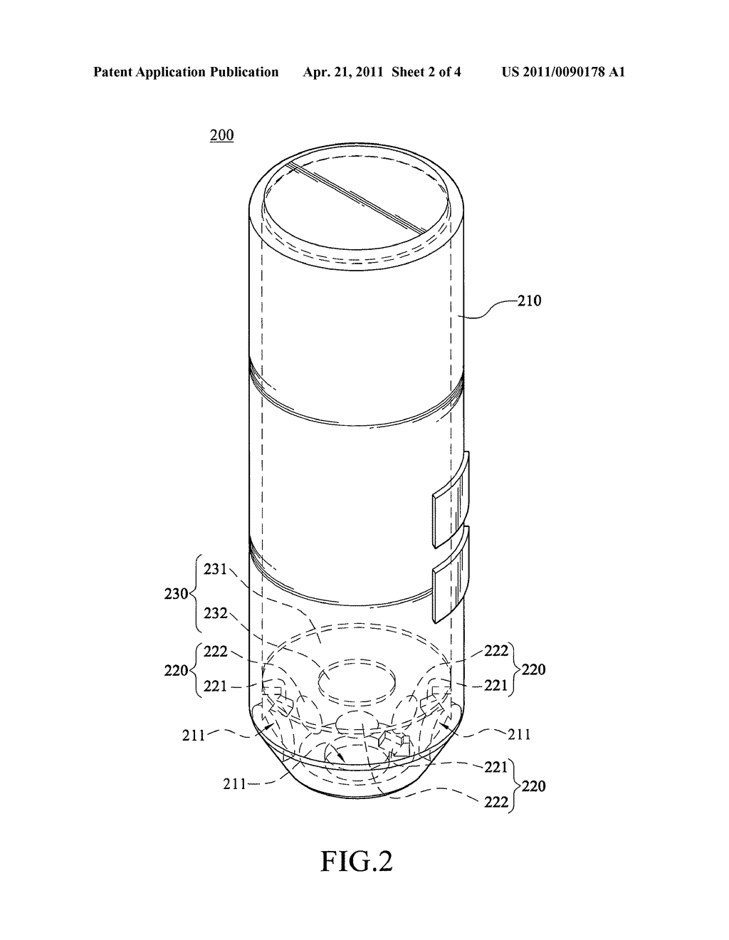 Detecting method for pen-like optical input device with multiple optical components and optical input device thereof - diagram, schematic, and image 03