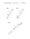 SYSTEM WITH A STYLUS FOR OPERATING AN ELECTRONIC DEVICE AND A STORAGE DEVICE AND METHOD FOR ORIENTING A STYLUS diagram and image