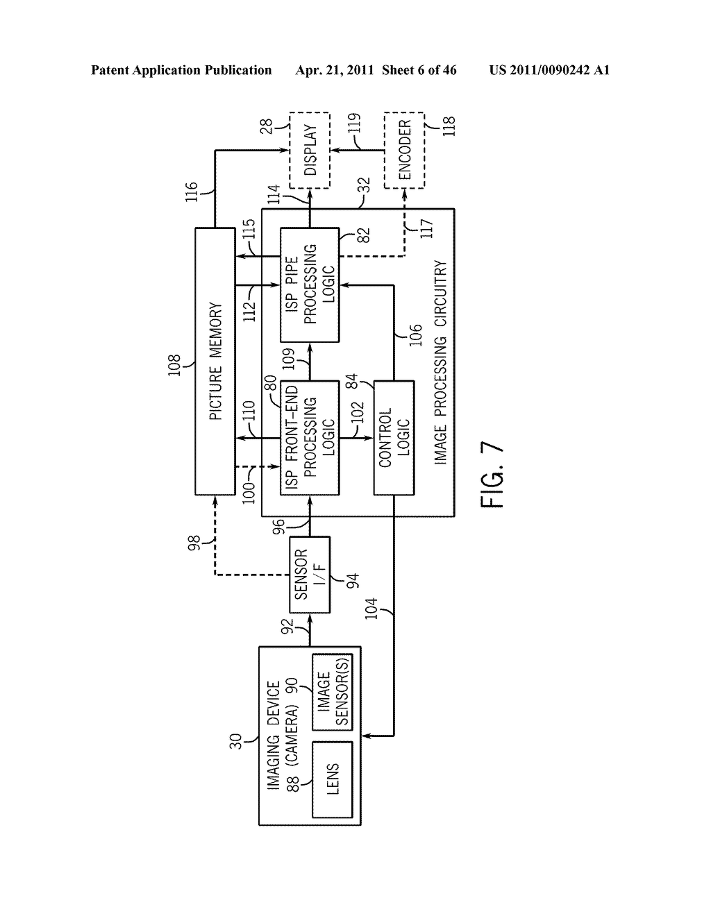 SYSTEM AND METHOD FOR DEMOSAICING IMAGE DATA USING WEIGHTED GRADIENTS - diagram, schematic, and image 07