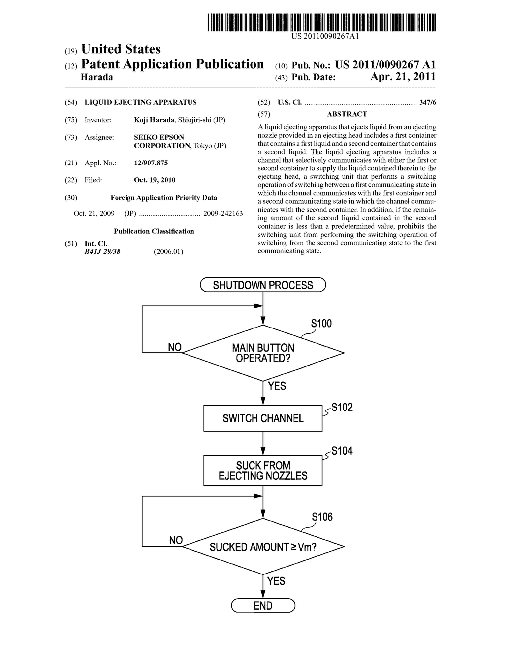 LIQUID EJECTING APPARATUS - diagram, schematic, and image 01