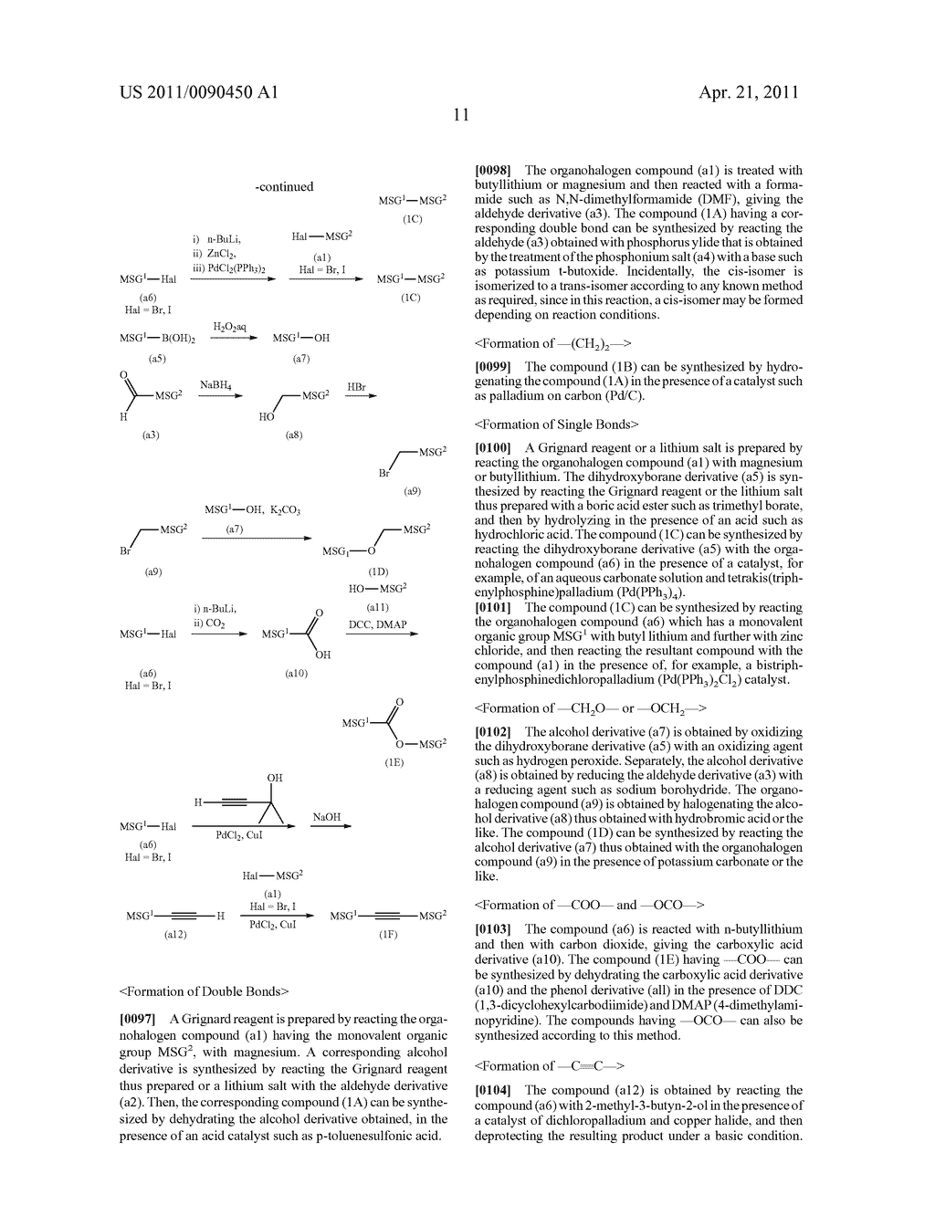 FOUR-RING LIQUID CRYSTAL COMPOUND HAVING LATERAL FLUORINE, LIQUID CRYSTAL COMPOSITION AND LIQUID CRYSTAL DISPLAY DEVICE - diagram, schematic, and image 12