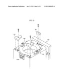 Lens barrel support device and maskless exposure apparatus having the same diagram and image