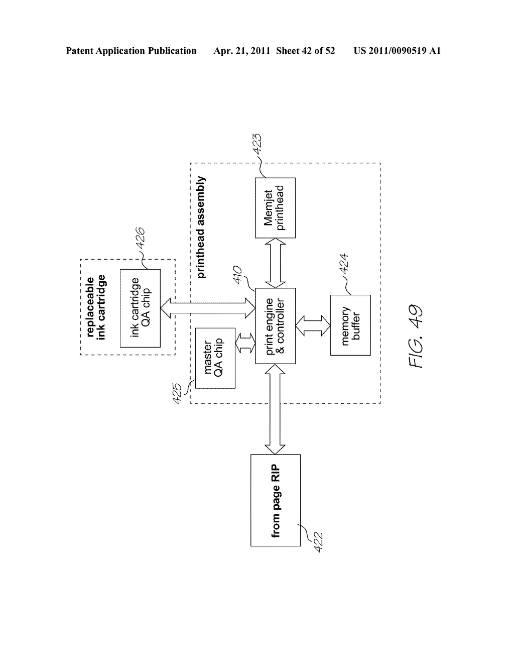 CONTROLLER HAVING TAG ENCODER FOR PRINTHEAD - diagram, schematic, and image 43