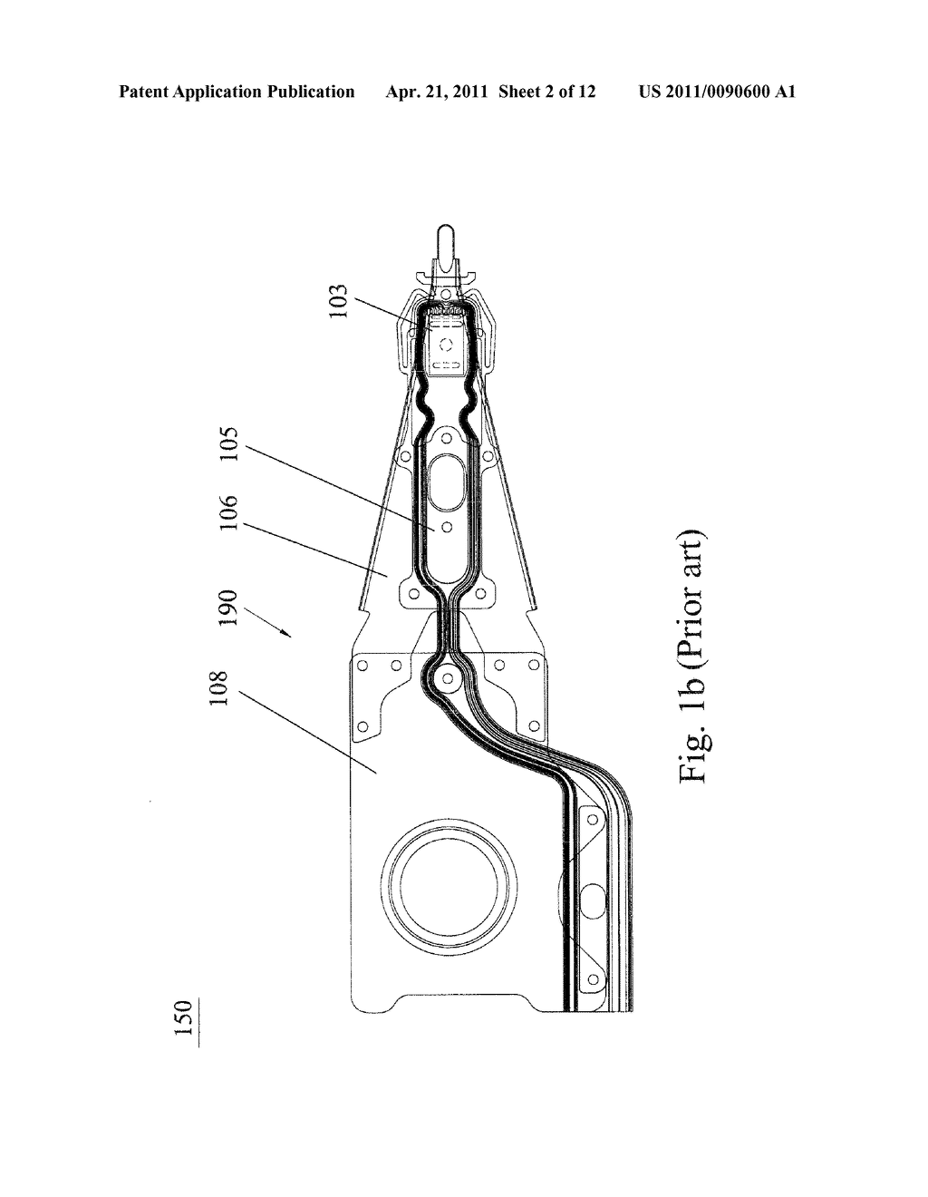 SUSPENSION, HEAD GIMBAL ASSEMBLY AND DISK DRIVE UNIT WITH THE SAME - diagram, schematic, and image 03