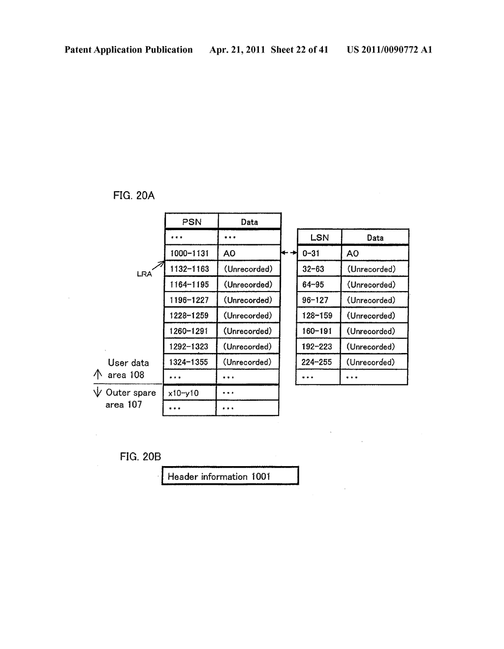 DRIVE APPARATUS FOR PERFORMING A SEQUENTIAL RECORDING AND REPRODUCTION ON A WRITE-ONCE RECORDING MEDIUM, AND METHOD OF REPRODUCING SAME - diagram, schematic, and image 23