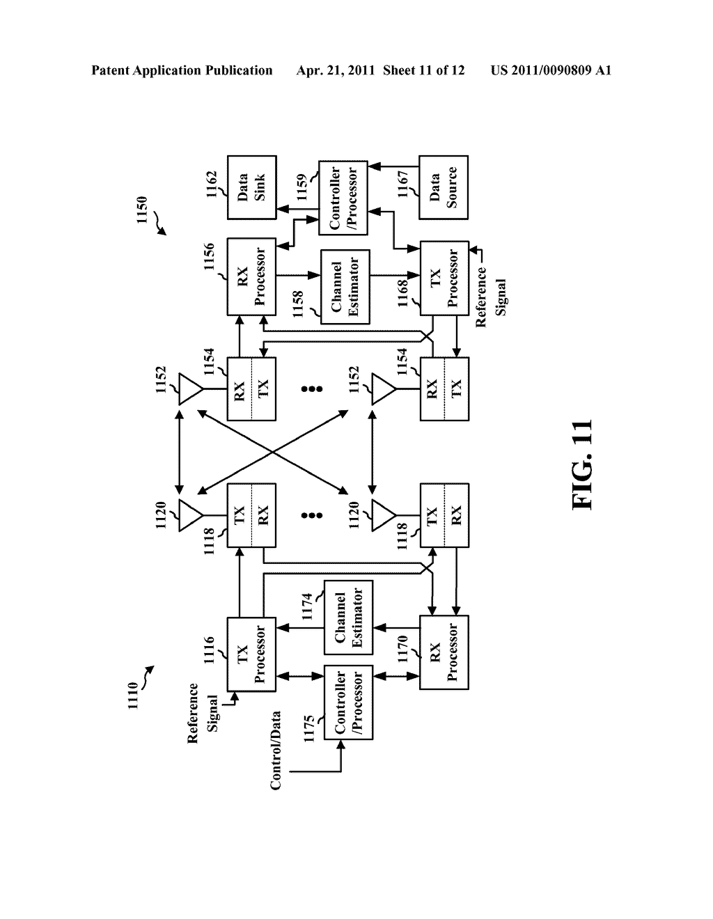 SYSTEM AND METHOD FOR ALLOCATING RESOURCES IN AN EXTENDED BANDWIDTH WIRELESS NETWORK - diagram, schematic, and image 12