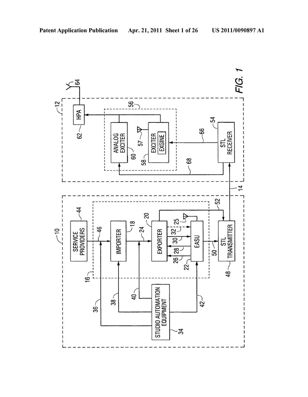 Systems and methods for transmitting media content via digital radio broadcast transmission for synchronized rendering by a receiver - diagram, schematic, and image 02