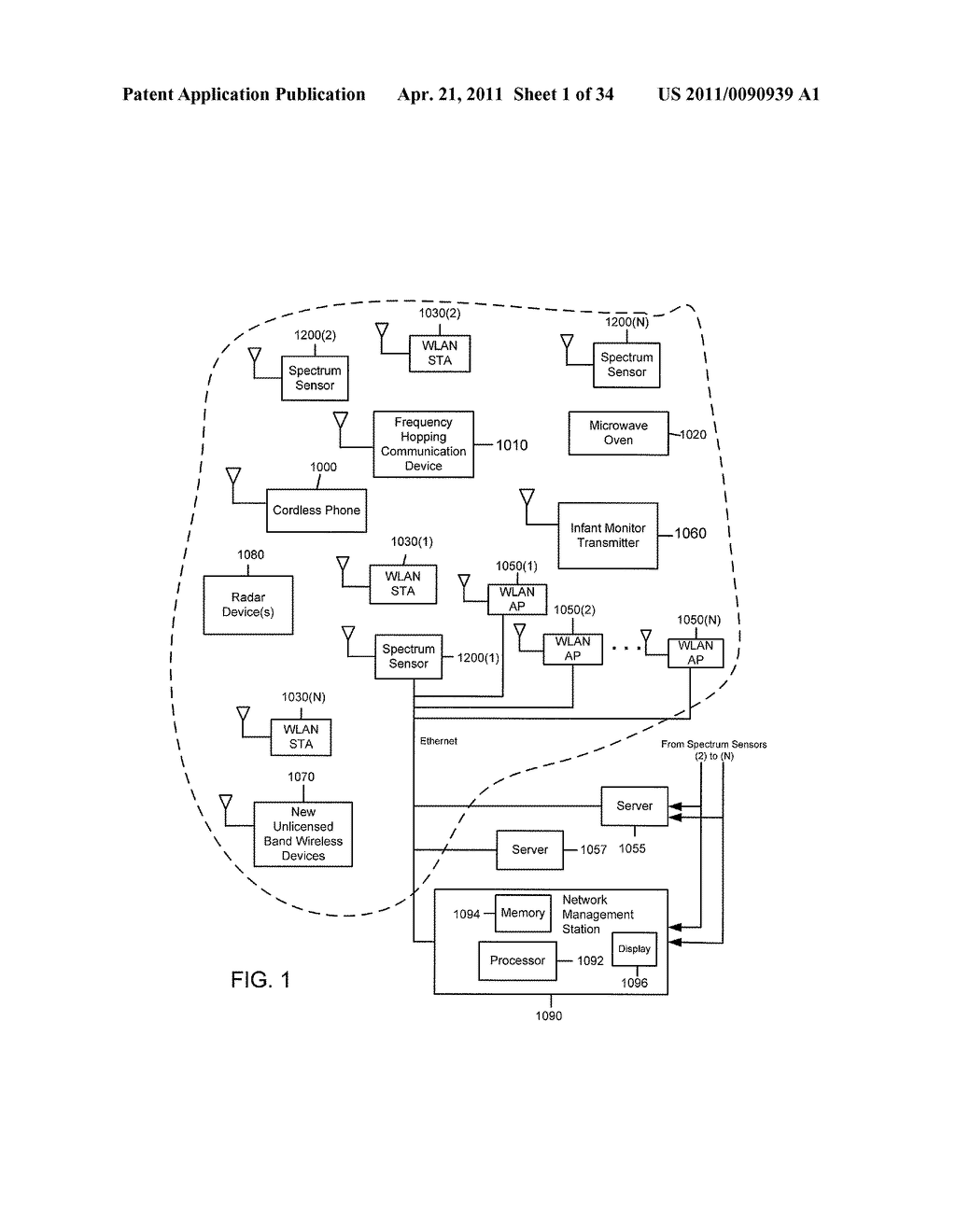 System and Method for Management of a Shared Frequency Band - diagram, schematic, and image 02