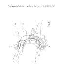 Support Arrangement for the Axially and Radially Yielding Support of a Shaft Bearing diagram and image