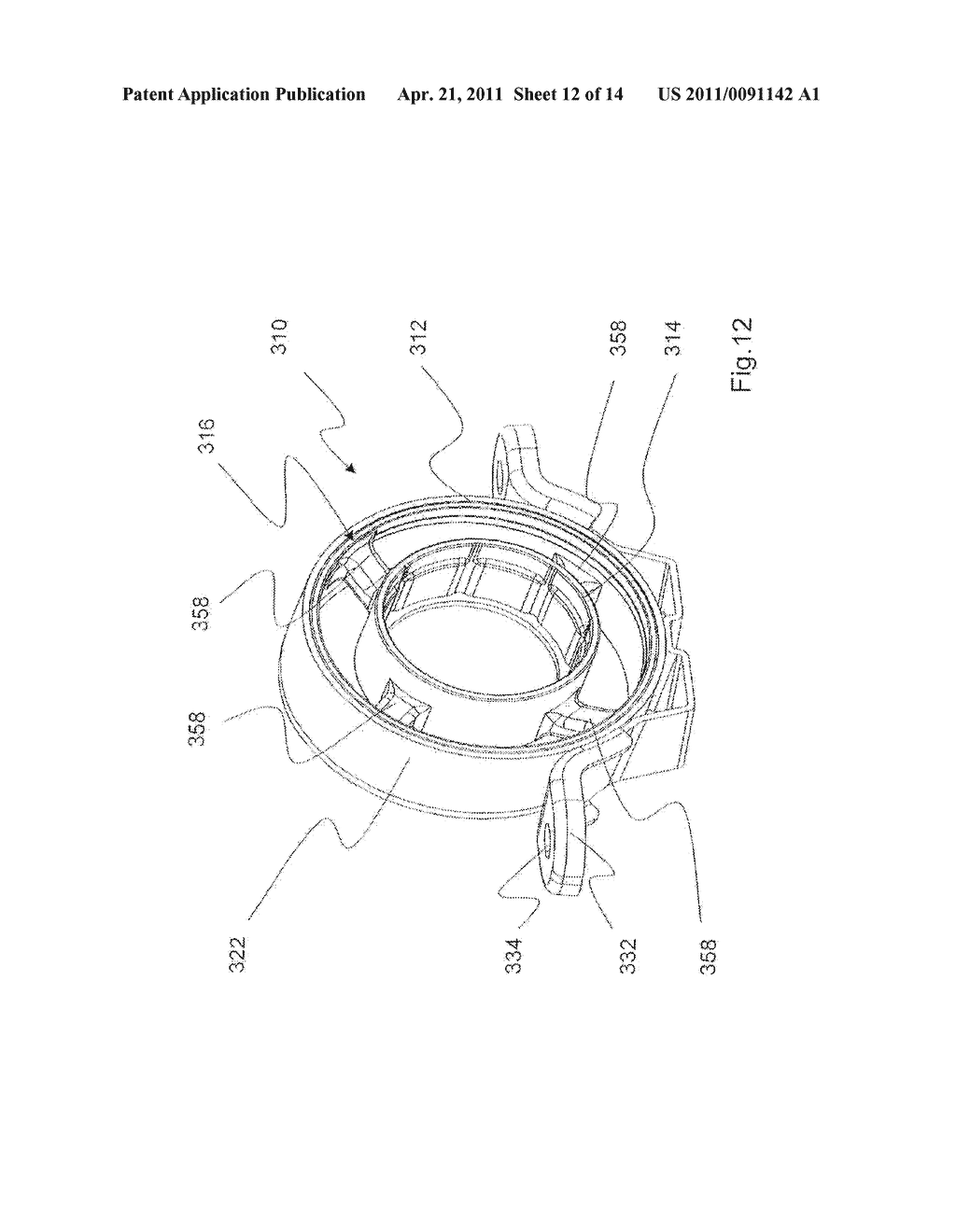 Support Arrangement for the Axially and Radially Yielding Support of a Shaft Bearing - diagram, schematic, and image 13