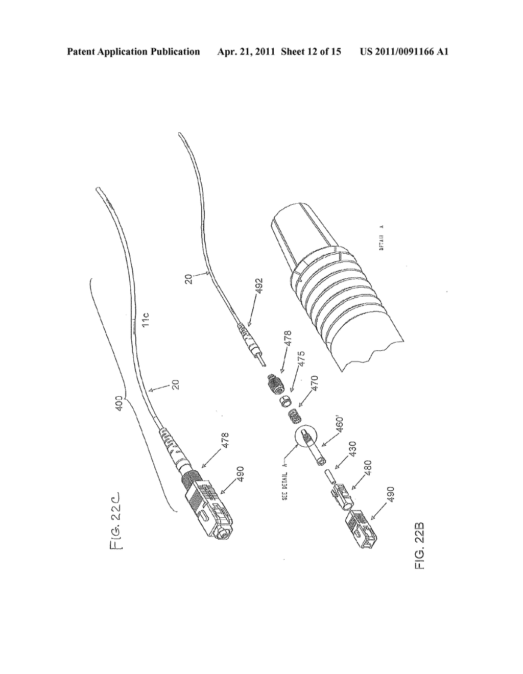 Fiber Optic Connectors and Structures for Large Core Optical Fibers and Methods for Making the Same - diagram, schematic, and image 13