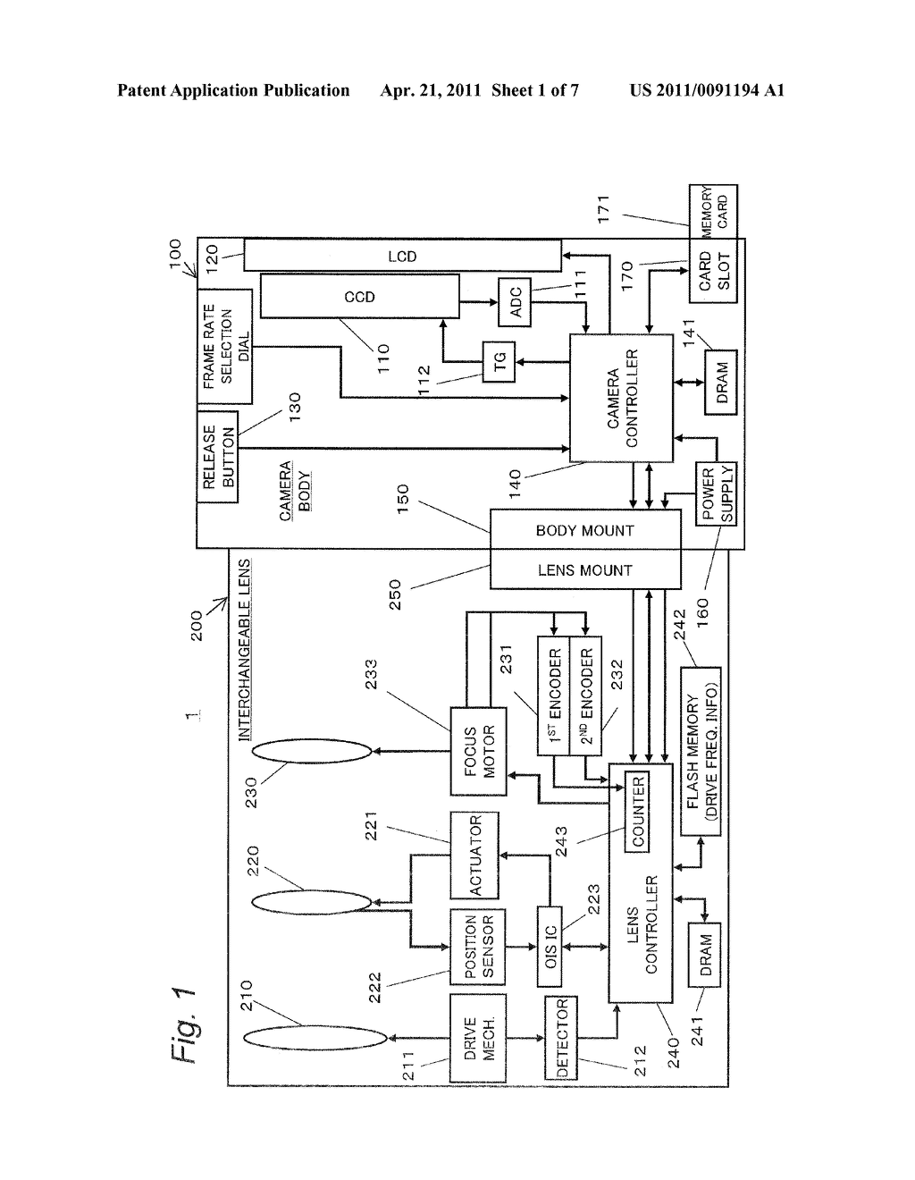 INTERCHANGEABLE LENS, CAMERA BODY, AND CAMERA SYSTEM - diagram, schematic, and image 02