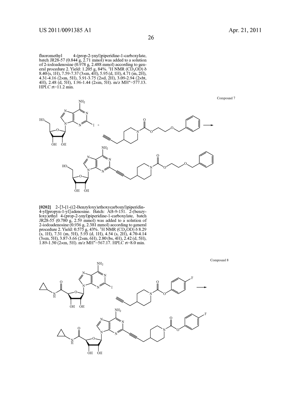 SUBSTITUTED ARYL PIPERIDINYLALKYNYLADENOSINES AS A2AR AGONISTS - diagram, schematic, and image 27
