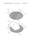 Edible chew pill jacket diagram and image