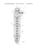 DEVICE FOR REMOVING A CORE FROM HARVESTED HEADING PLANTS diagram and image