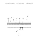 SUBSTRATE FOR SPORTS AND RECREATION FIELDS, A BACKING FOR AN ARTIFICIAL LAWN PROVIDED WITH SUCH A SUBSTRATE AND A COMPOSITION FOR SUCH A SUBSTRATE diagram and image