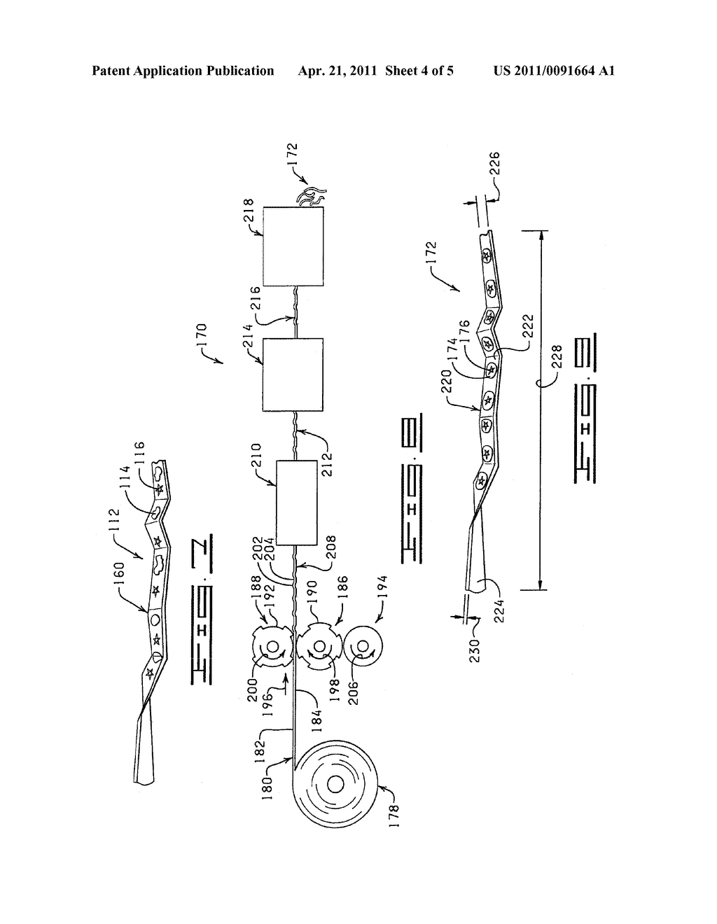 METHOD FOR MAKING CONTOURED DECORATIVE GRASS - diagram, schematic, and image 05