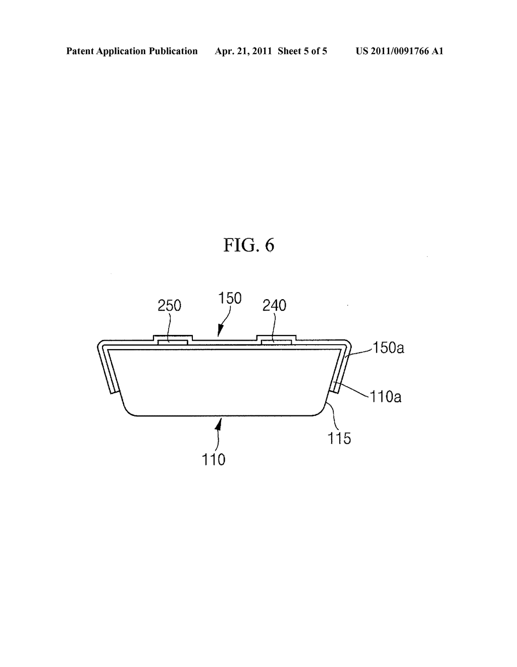 SECONDARY BATTERY AND METHOD OF MANUFACTURING THE SAME - diagram, schematic, and image 06