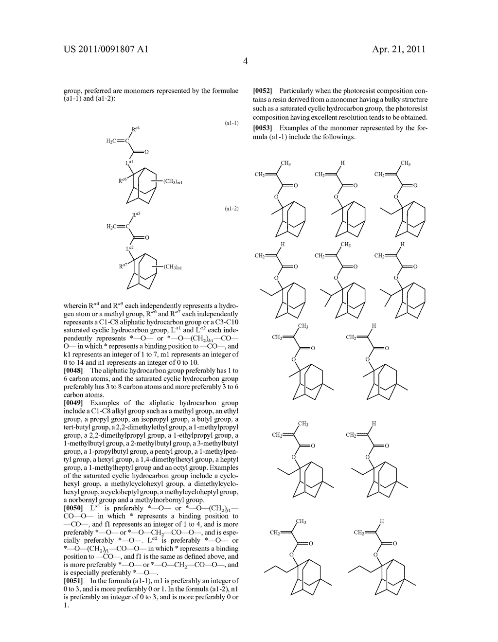 PHOTORESIST COMPOSITION - diagram, schematic, and image 05