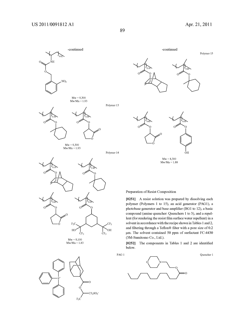 PATTERNING PROCESS AND RESIST COMPOSITION - diagram, schematic, and image 104