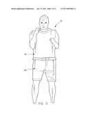 Training target for an electronically controlled weapon diagram and image