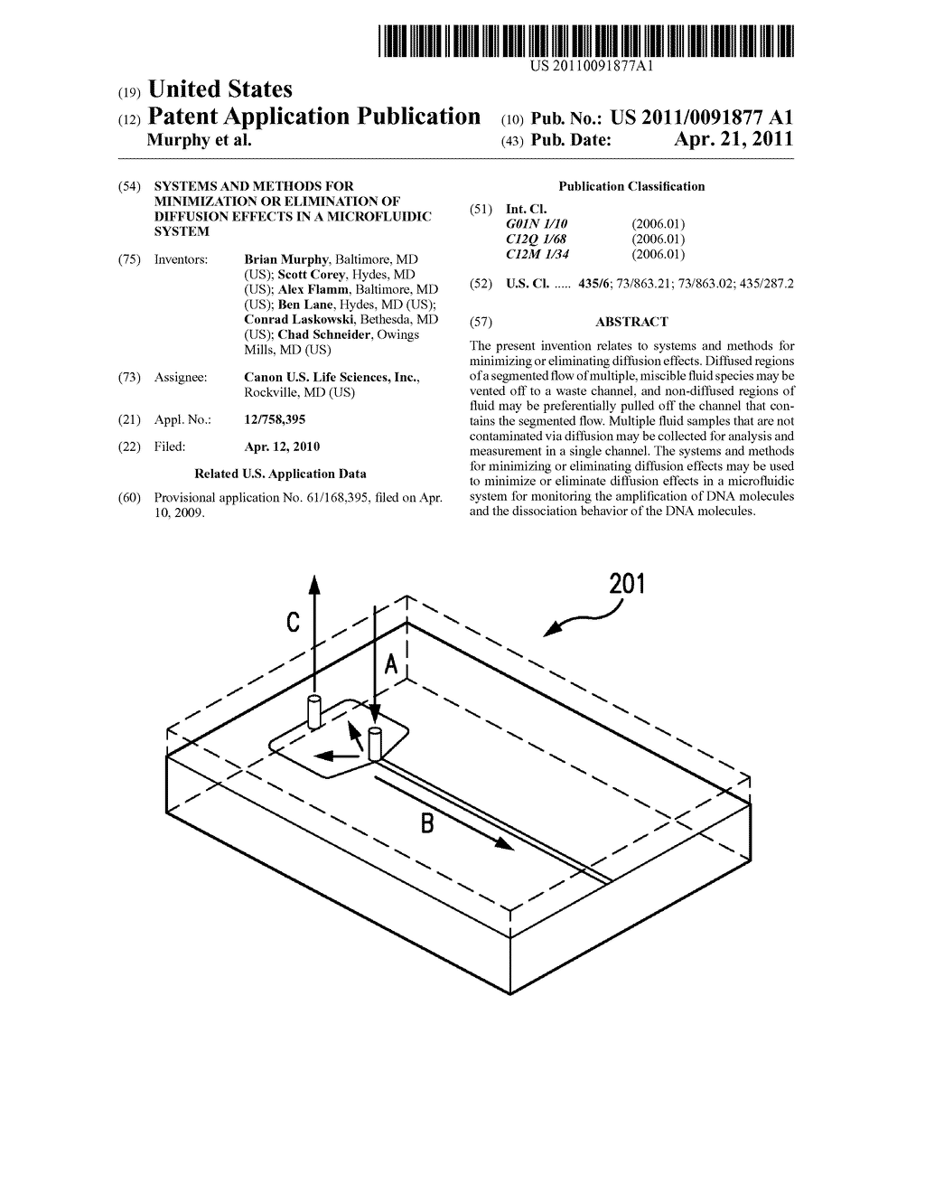 SYSTEMS AND METHODS FOR MINIMIZATION OR ELIMINATION OF DIFFUSION EFFECTS IN A MICROFLUIDIC SYSTEM - diagram, schematic, and image 01