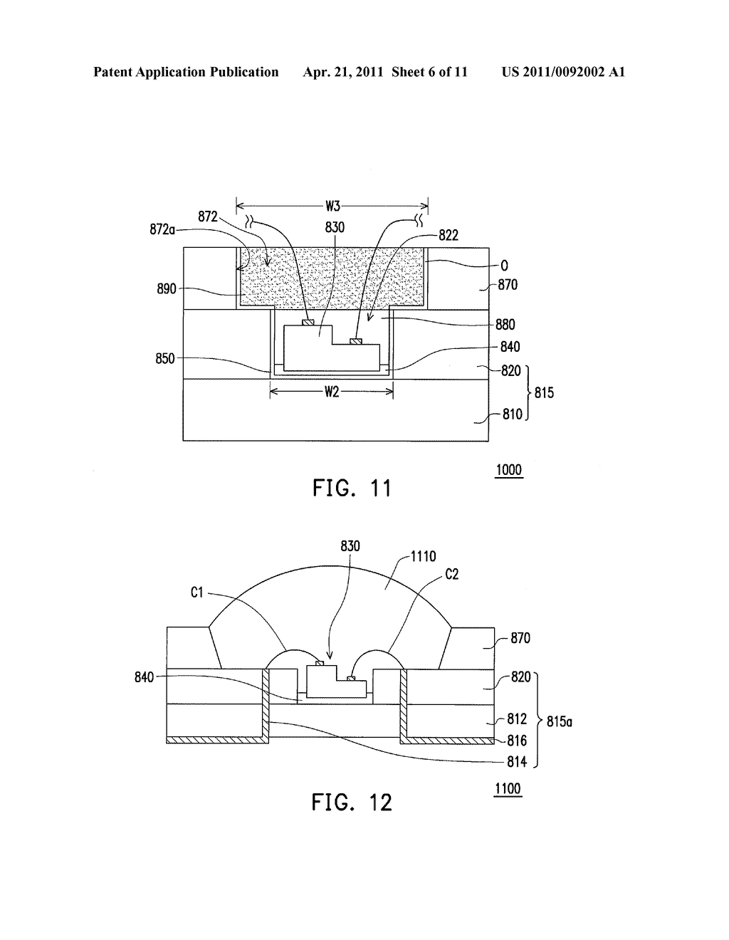 METHOD FOR FABRICATING A LIGHT EMITTING DIODE PACKAGE STRUCTURE - diagram, schematic, and image 07