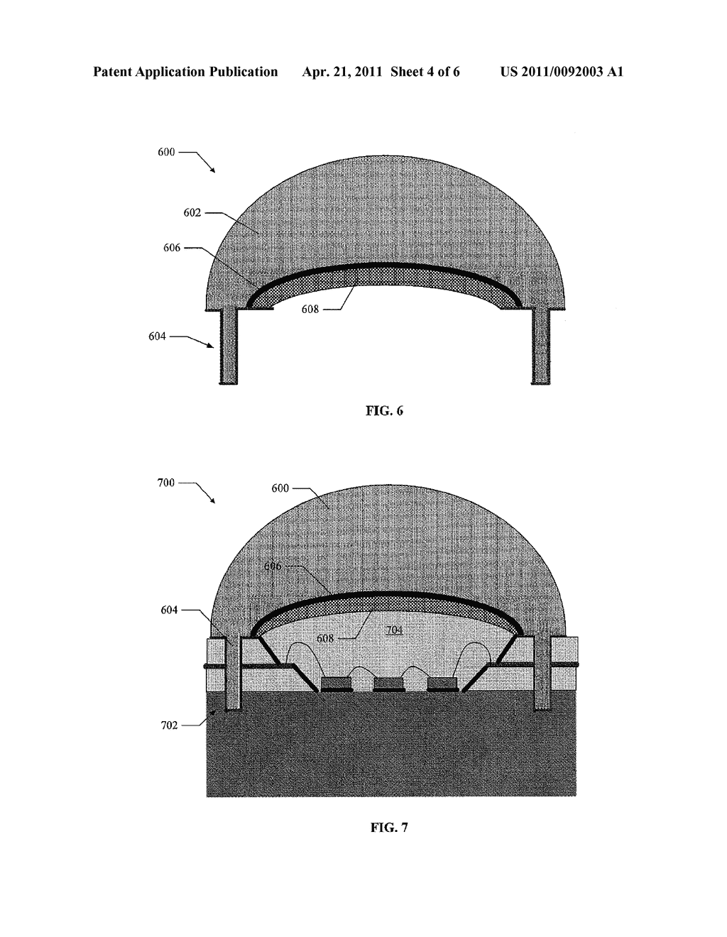 PHOSPHOR LAYER ARRANGEMENT FOR USE WITH LIGHT EMITTING DIODES - diagram, schematic, and image 05