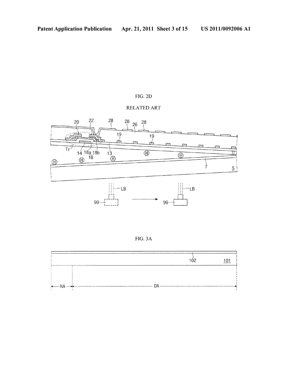 METHOD OF FABRICATING DISPLAY DEVICE USING PLASTIC SUBSTRATE - diagram, schematic, and image 04