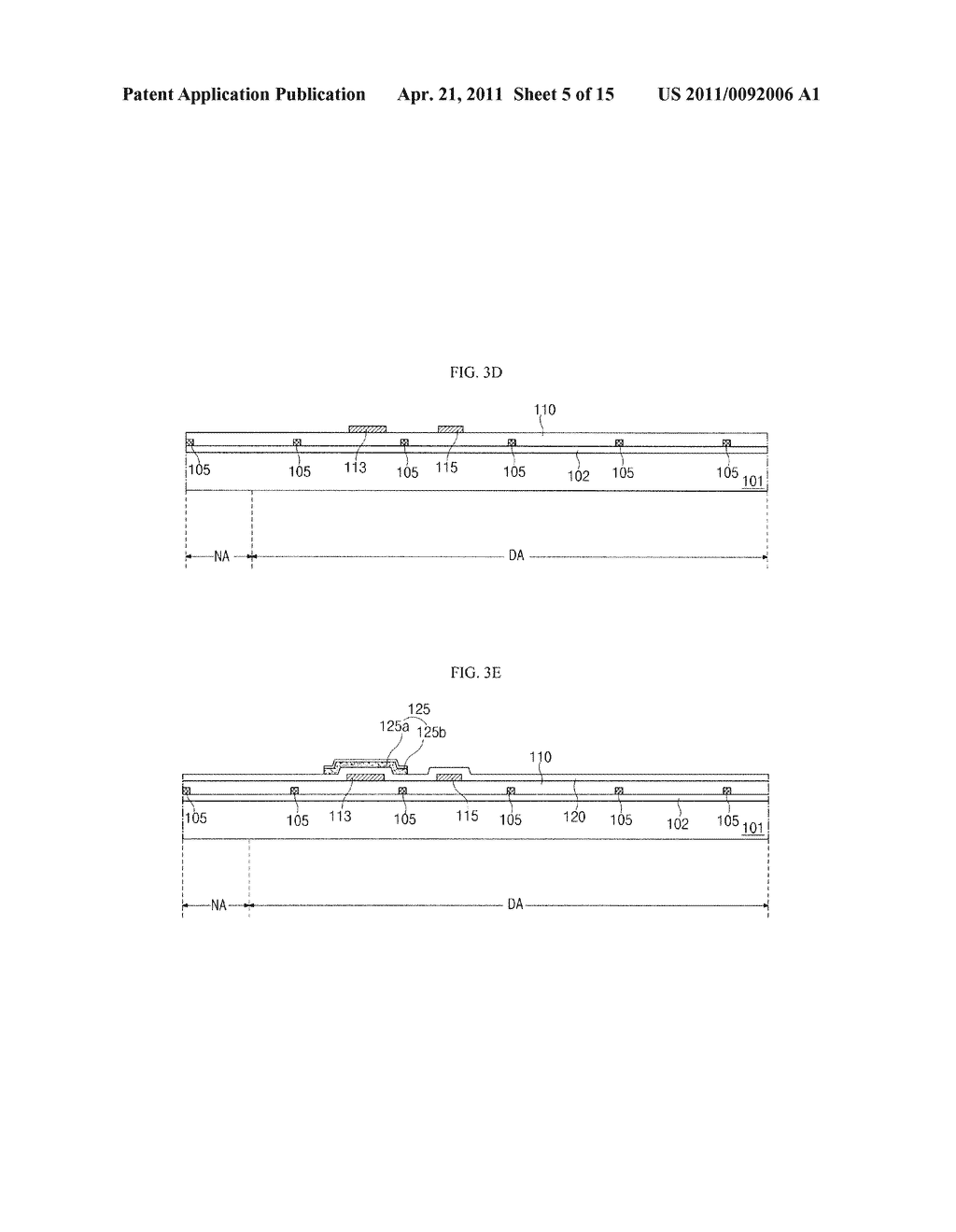 METHOD OF FABRICATING DISPLAY DEVICE USING PLASTIC SUBSTRATE - diagram, schematic, and image 06