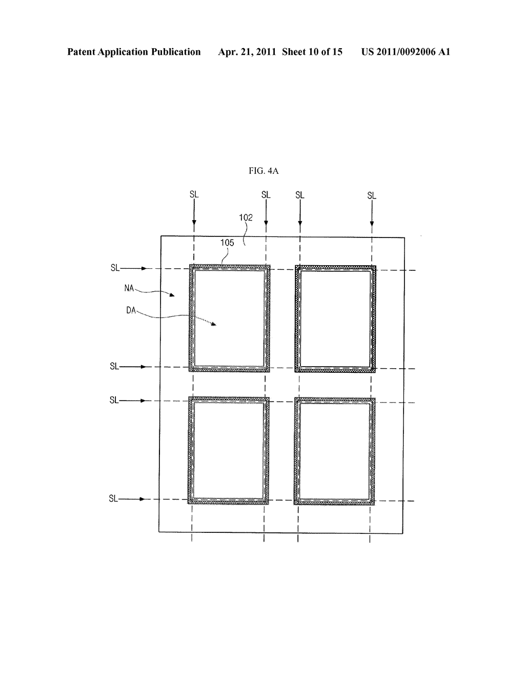 METHOD OF FABRICATING DISPLAY DEVICE USING PLASTIC SUBSTRATE - diagram, schematic, and image 11