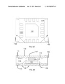 INTEGRATED CIRCUIT PACKAGE HAVING A CASTELLATED HEATSPREADER diagram and image