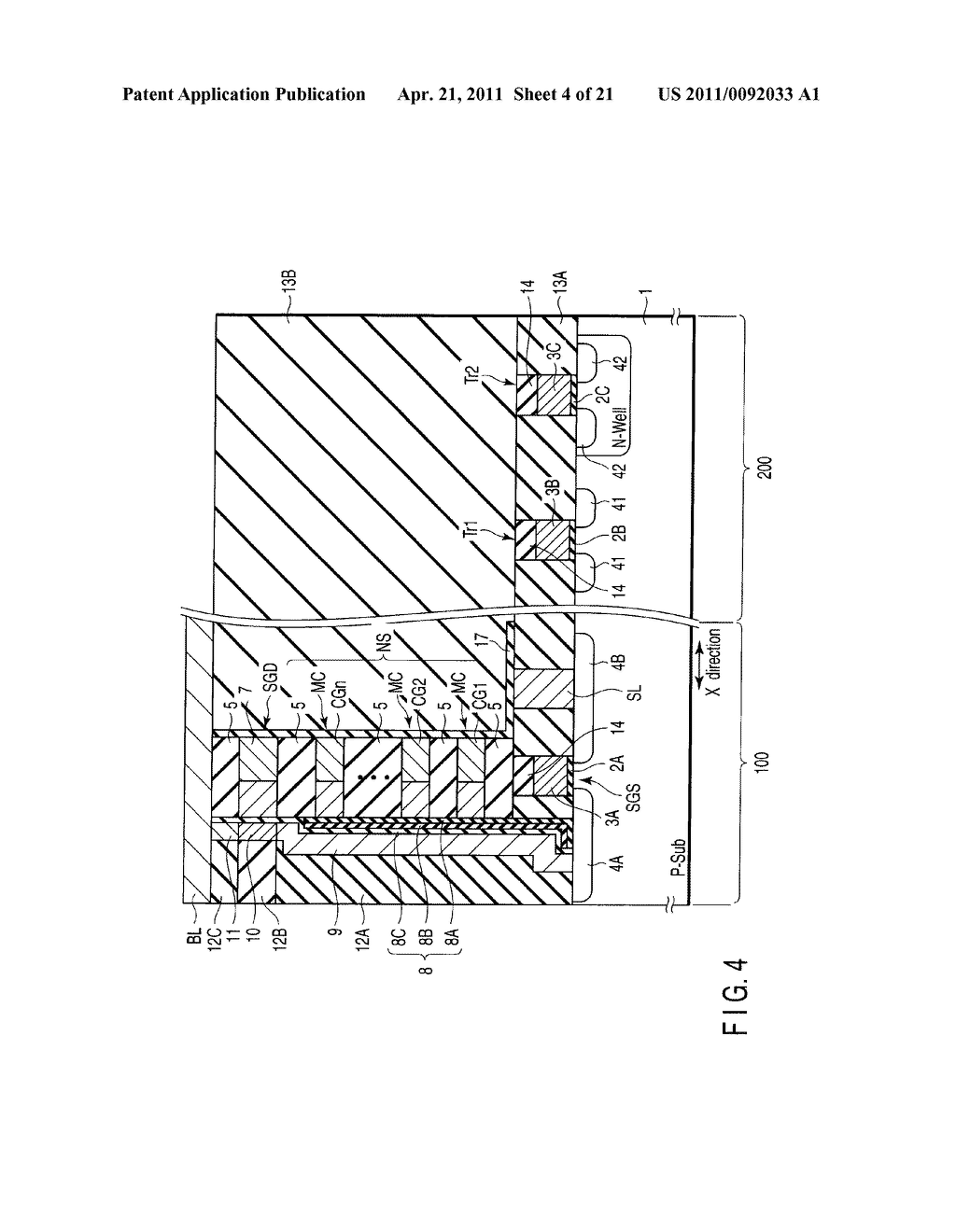 NONVOLATILE SEMICONDUCTOR MEMORY AND PROCESS OF PRODUCING THE SAME - diagram, schematic, and image 05