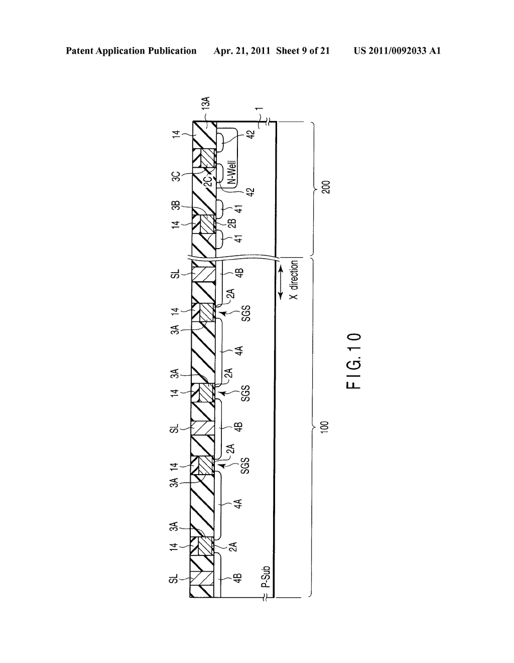 NONVOLATILE SEMICONDUCTOR MEMORY AND PROCESS OF PRODUCING THE SAME - diagram, schematic, and image 10