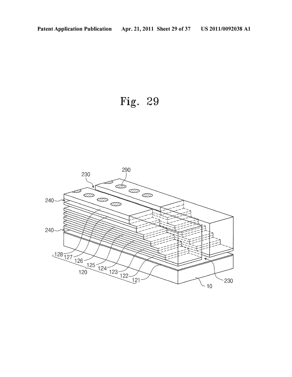 THREE DIMENSIONAL SEMICONDUCTOR MEMORY DEVICE AND METHOD OF FABRICATING THE SAME - diagram, schematic, and image 30