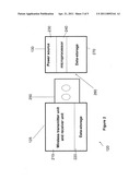 Wireless communication apparatus for monitoring proximity of a subject diagram and image