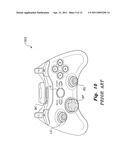 Wireless video game controller diagram and image