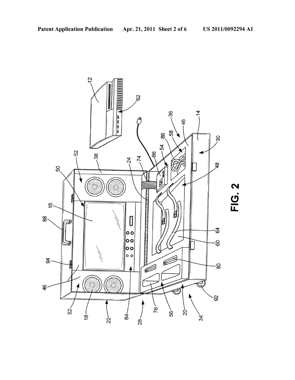 Portable Gaming and Entertainment System - diagram, schematic, and image 03