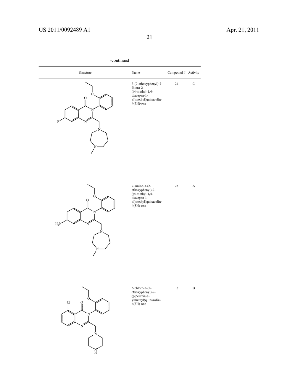 3-Aryl-Substituted Quinazolones, and Uses Thereof - diagram, schematic, and image 26