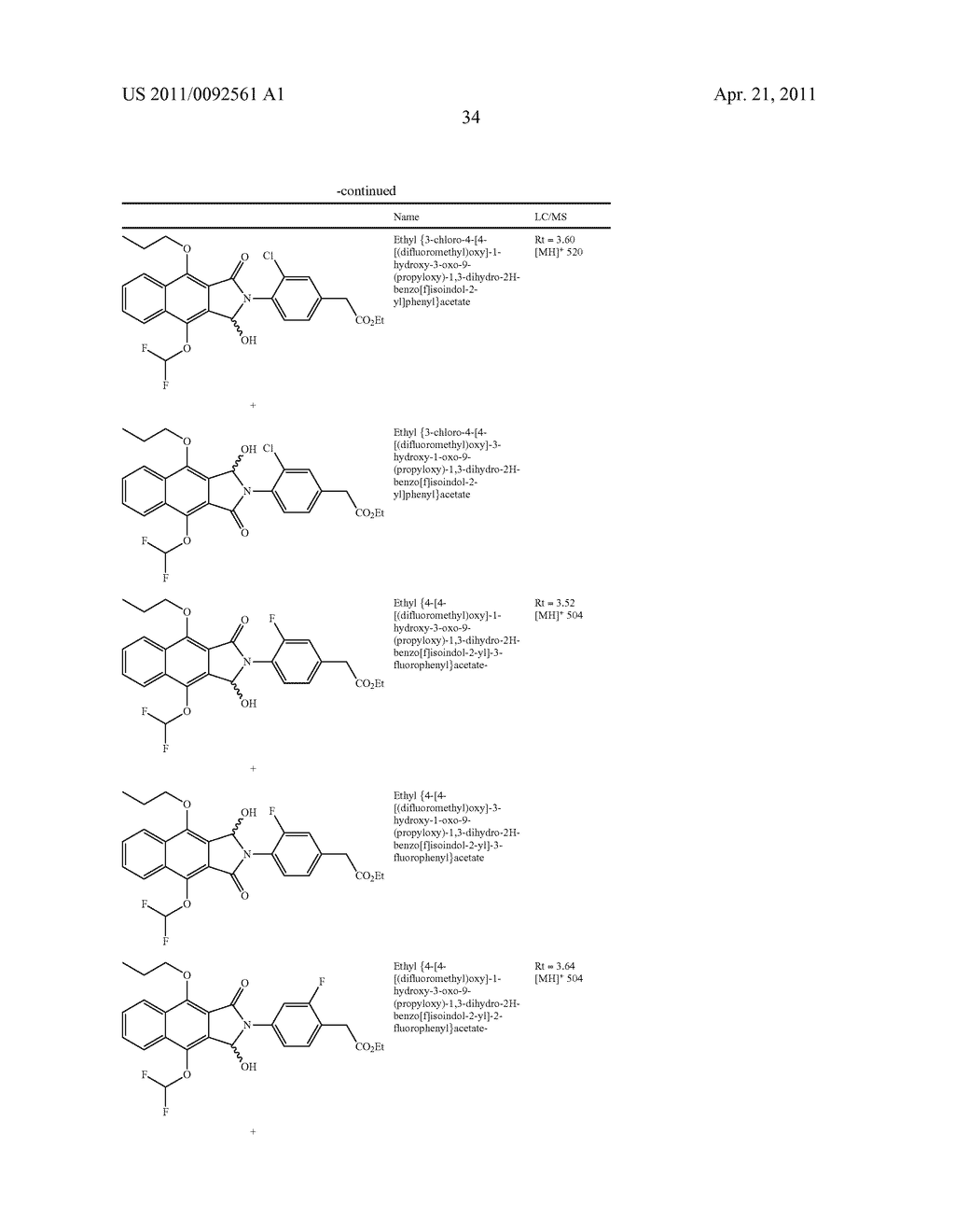 BENZOISOINDOLE DERIVATIVES FOR THE TREATMENT OF PAIN - diagram, schematic, and image 35