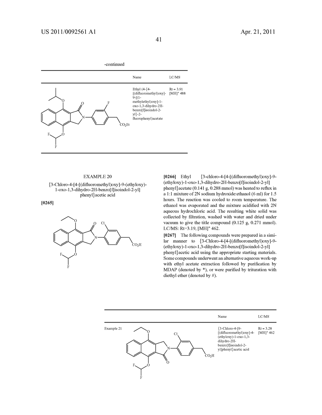 BENZOISOINDOLE DERIVATIVES FOR THE TREATMENT OF PAIN - diagram, schematic, and image 42