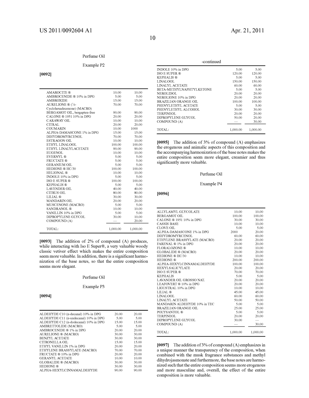 FRAGRANCE SUBSTANCE MIXTURES COMPRISING ISOLONGIFOLANOL AND MUSK - diagram, schematic, and image 11