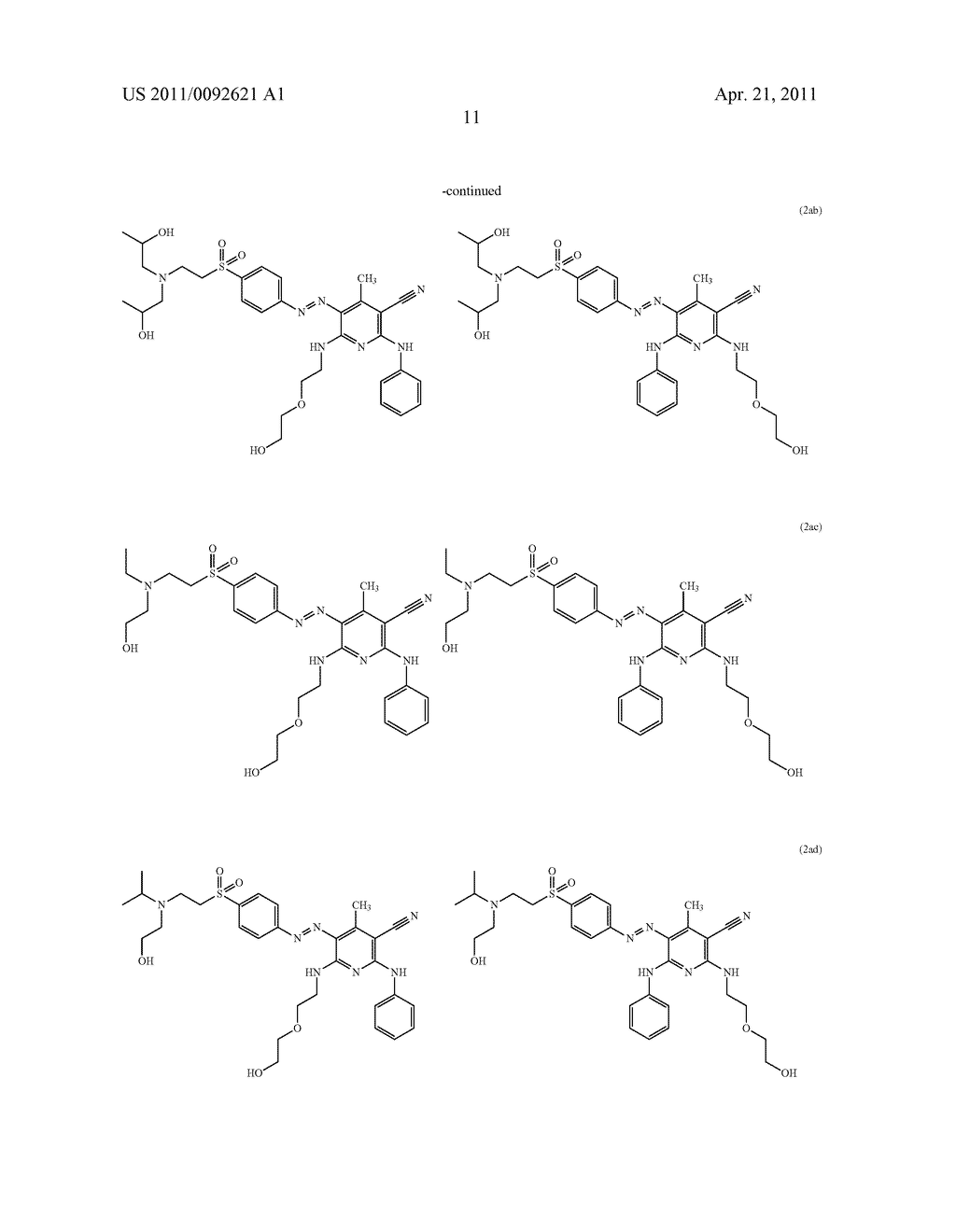 DYES WITH POLYESTER SIDE CHAIN FOR POLYMER-COLORATION, THEIR PREPARATION AND THEIR USE - diagram, schematic, and image 12