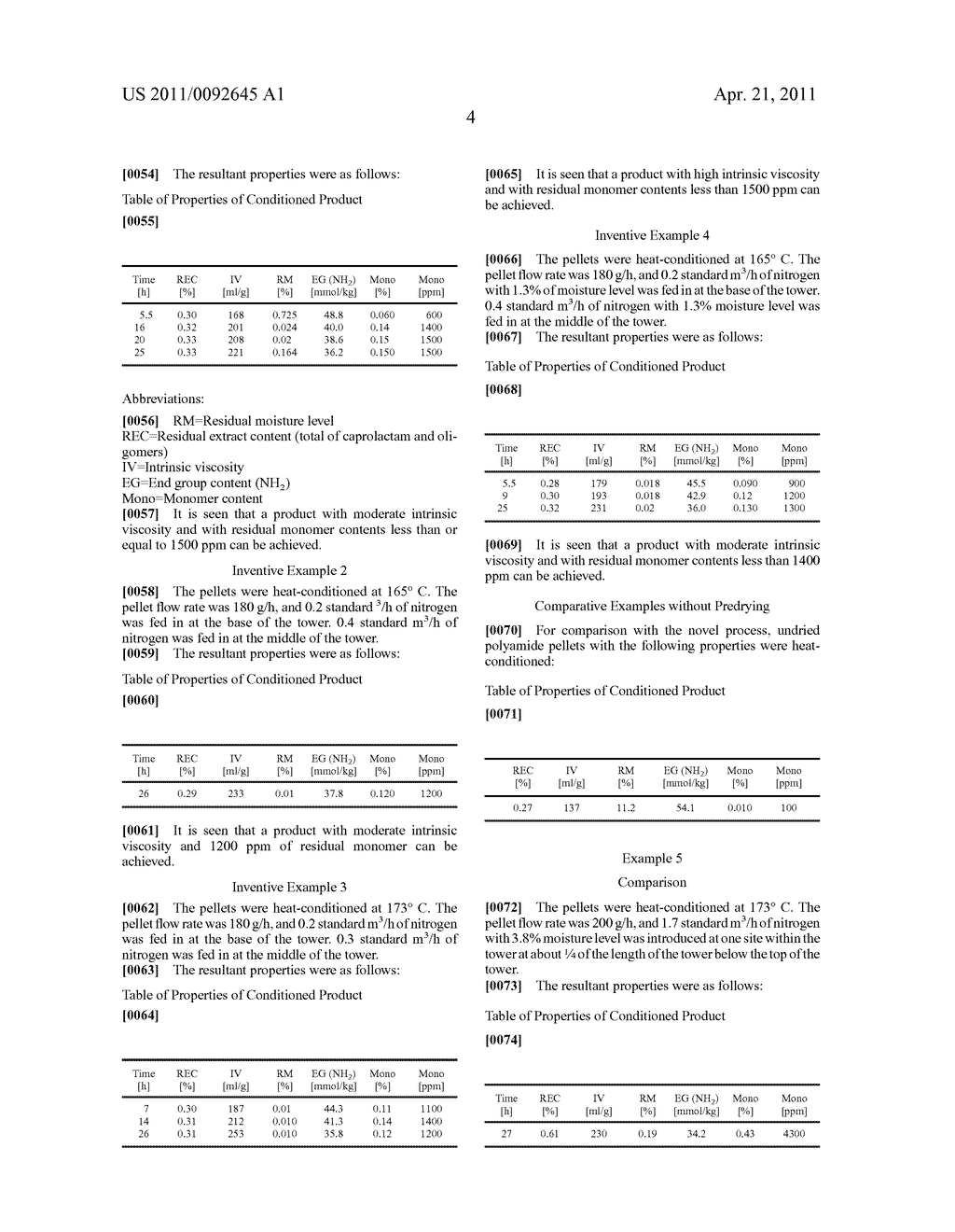 CONTINUOUS METHOD FOR MULTI-STAGED DRYING AND SUBSEQUENT CONDENSATION OF A POLYAMIDE GRANULATE - diagram, schematic, and image 05