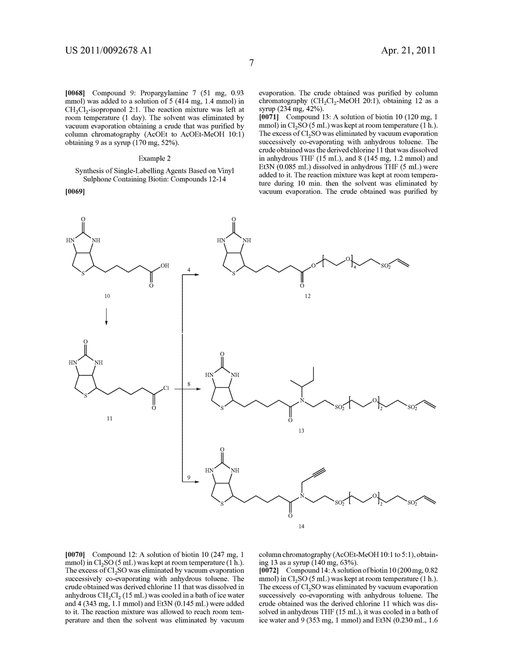 SINGLE-LABELLING AGENTS BASED ON VINYL SULPHONE - diagram, schematic, and image 11