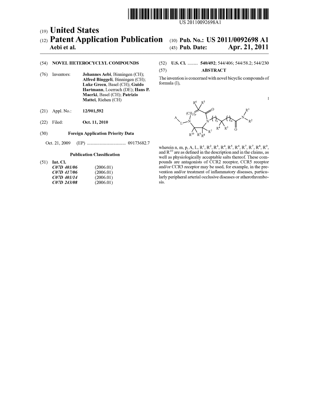 NOVEL HETEROCYCLYL COMPOUNDS - diagram, schematic, and image 01