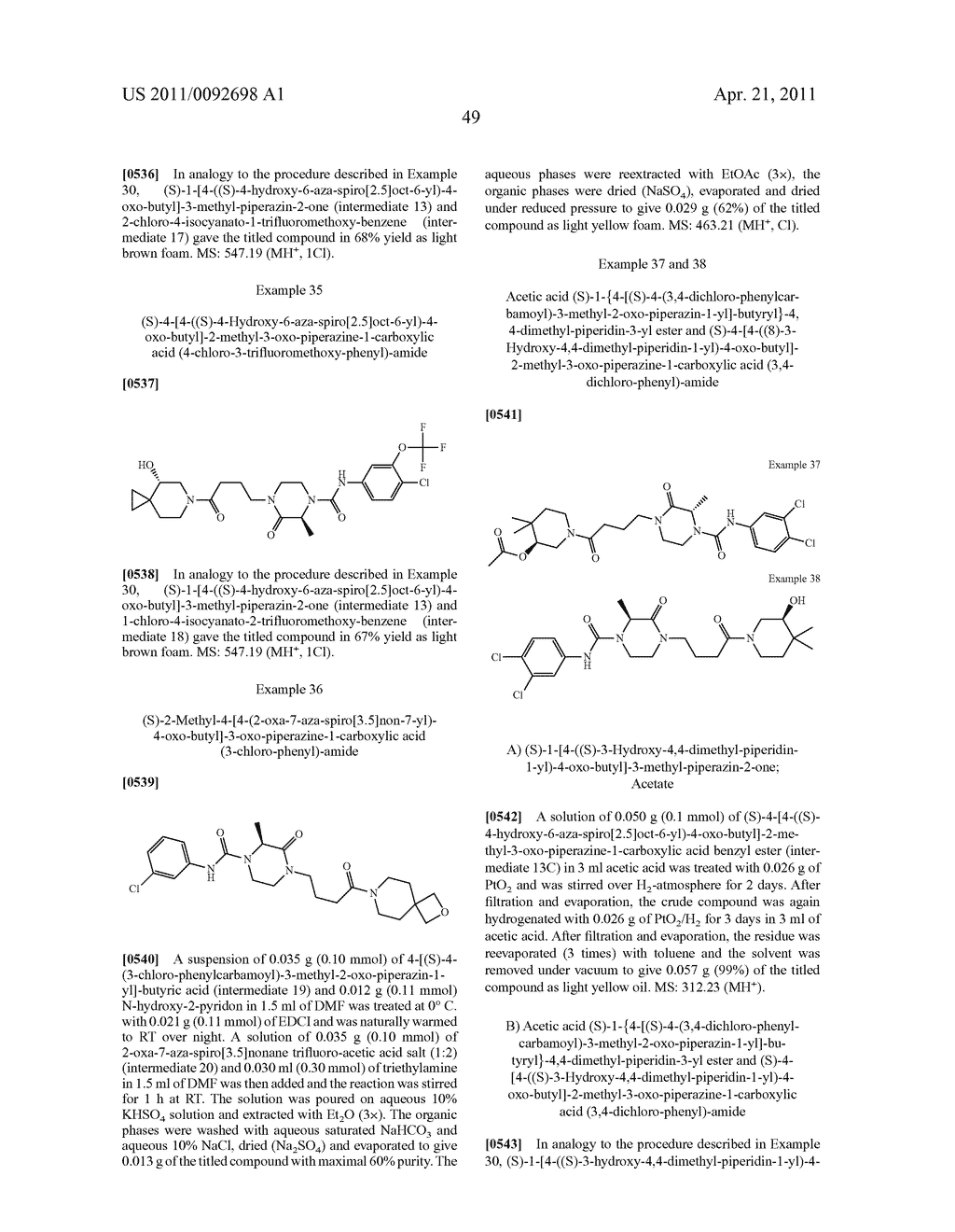 NOVEL HETEROCYCLYL COMPOUNDS - diagram, schematic, and image 50