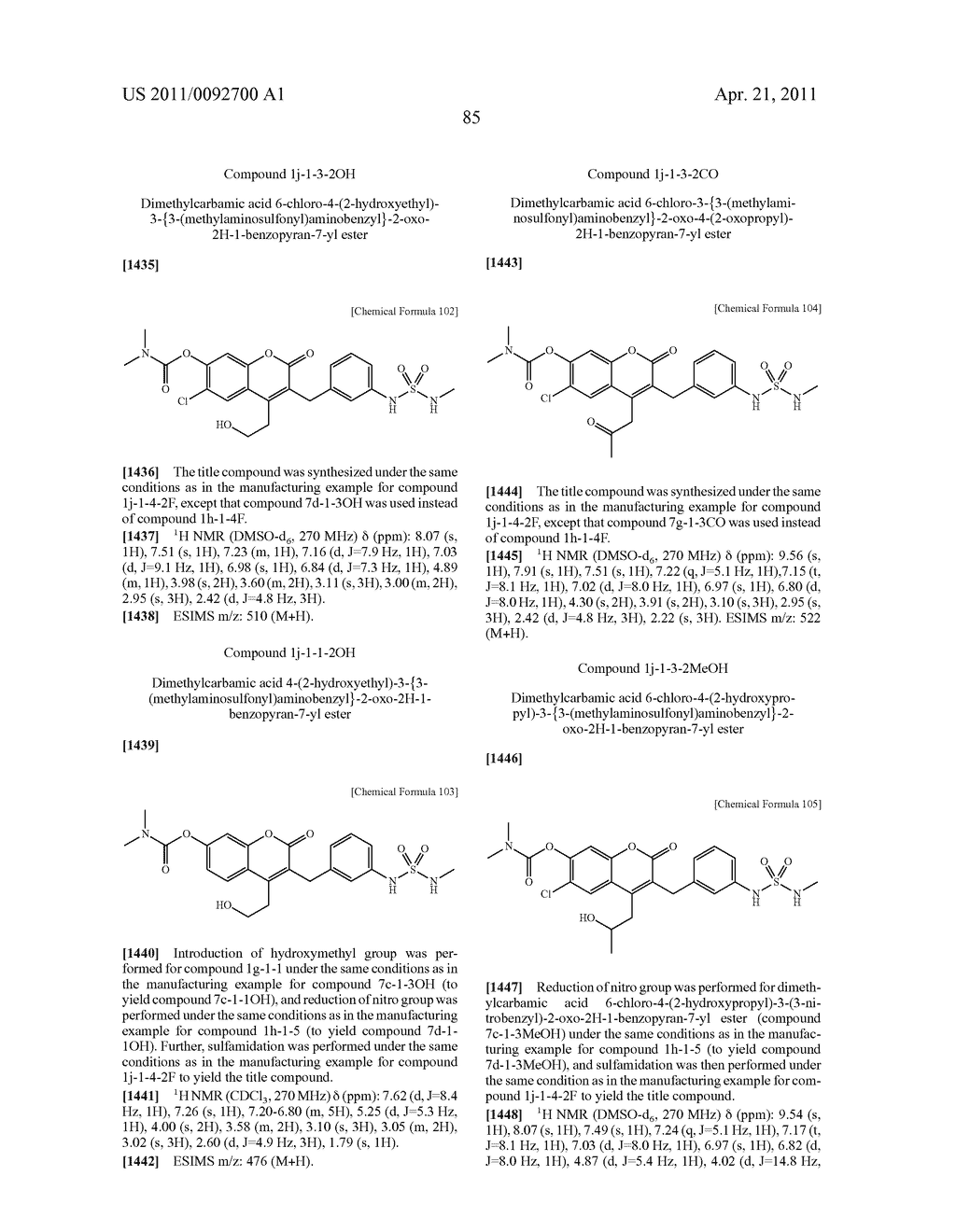 Novel Coumarin Derivative Having Antitumor Activity - diagram, schematic, and image 86