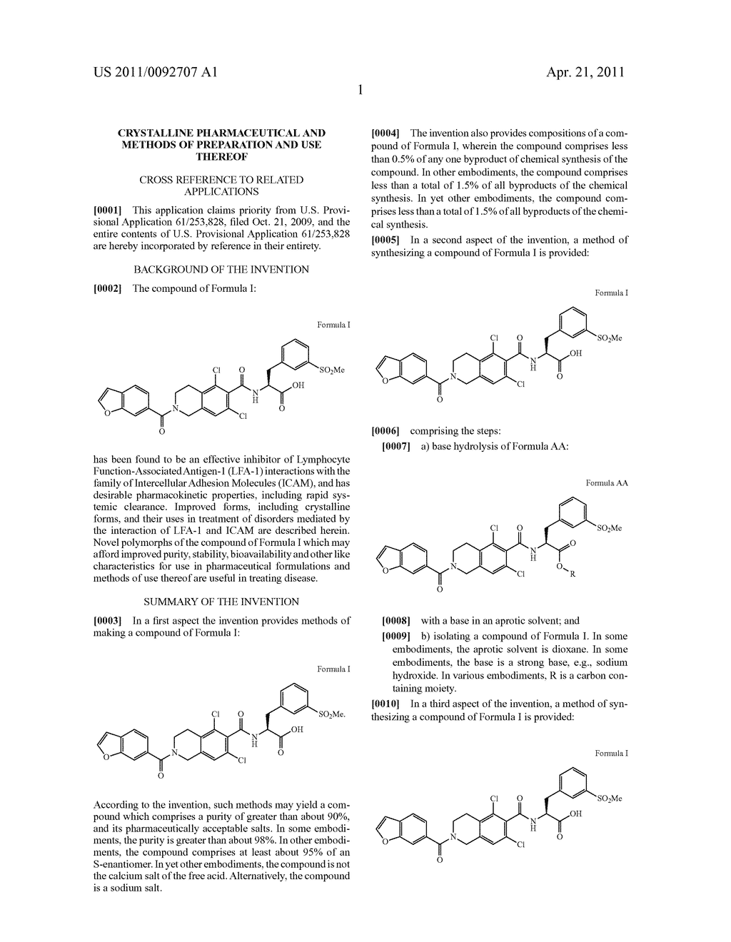 Crystalline Pharmaceutical and Methods of Preparation and Use Thereof - diagram, schematic, and image 50