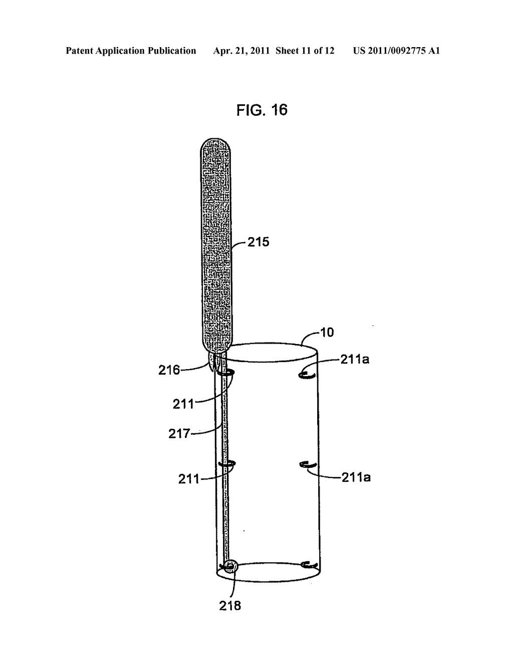 Inflatable surgical retractor - diagram, schematic, and image 12